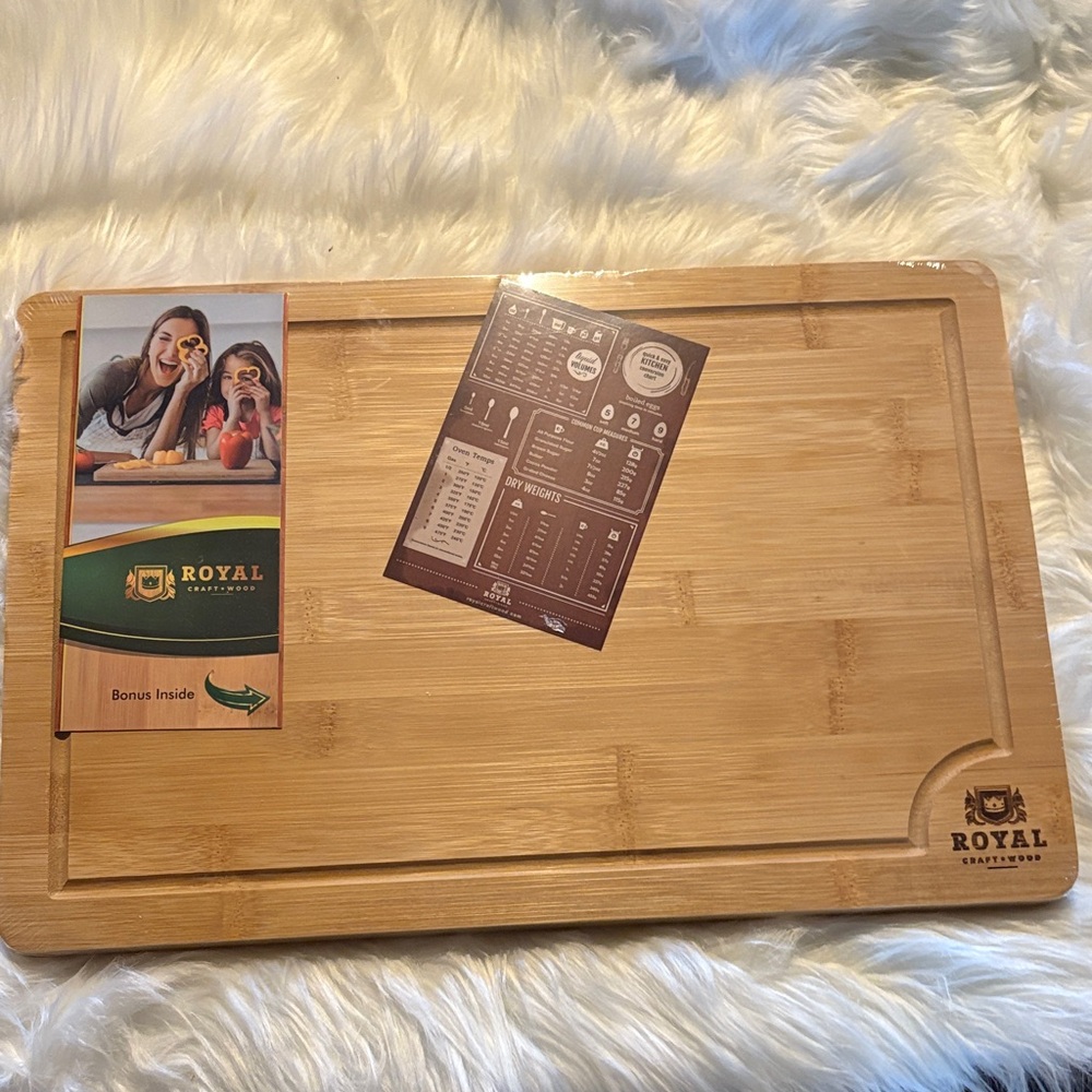 Royal Craft Wood Bamboo Cutting Board